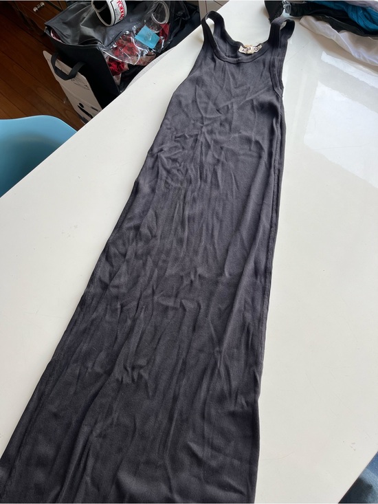 AMO Dresses & Skirts - AMO Black Ribbed Sleeveless Maxi Dress/Skirt